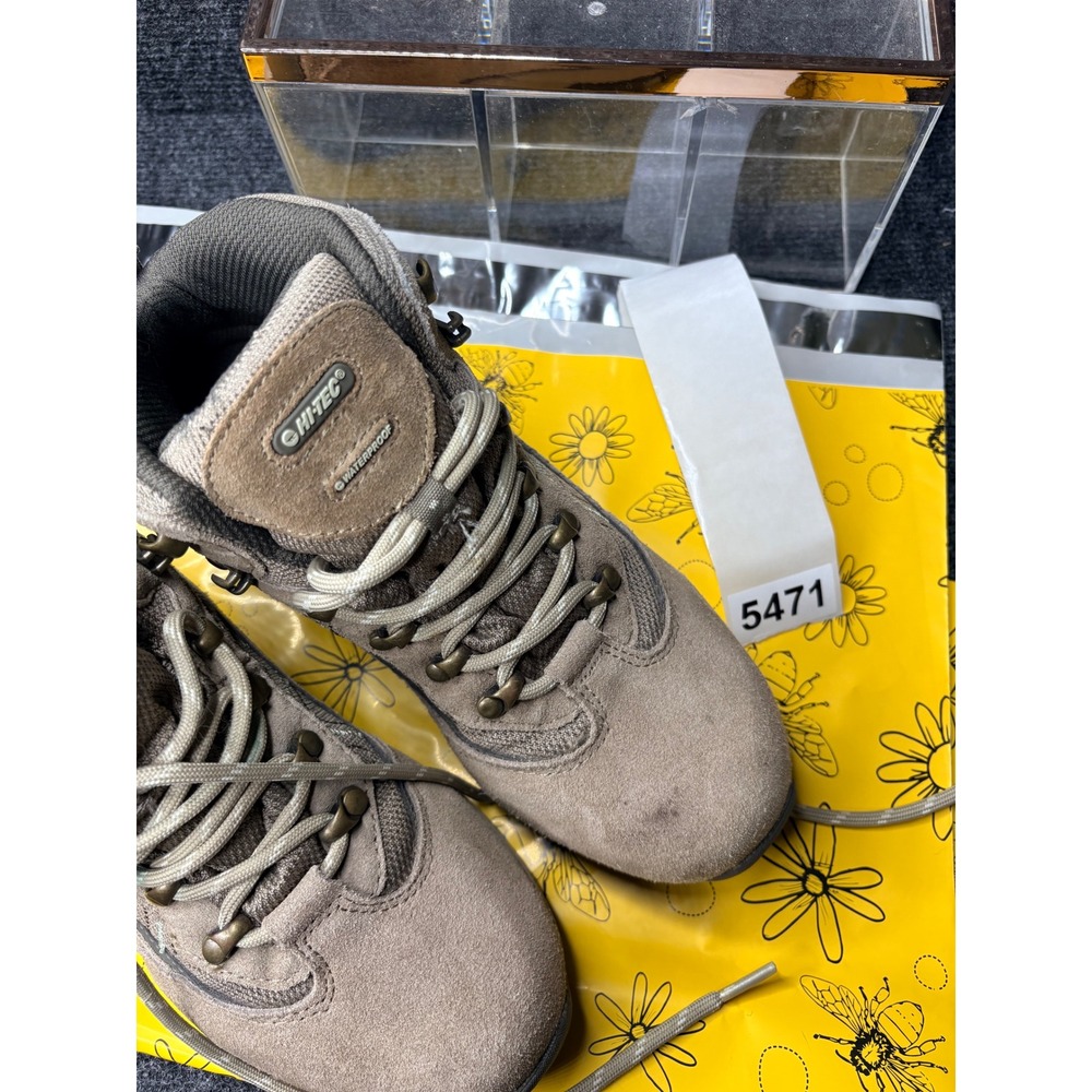 Hi-Tec Cliff Trail WP Womens Hiking Boots Taupe Grey Waterproof L277443 Size 6.5 - Picture 8 of 10